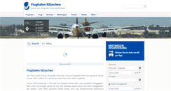 Desktop Screenshot of flughafenmunchen.com