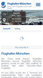 Mobile Screenshot of flughafenmunchen.com