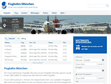 Tablet Screenshot of flughafenmunchen.com